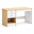 Scrivania in Legno con Cassetti e Ripiano Aperto 120x50x73 cm