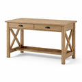 Scrivania in legno con 2 cassetti