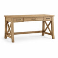 Scrivania in Legno di Quercia con Cassetti 140x65x75 cm